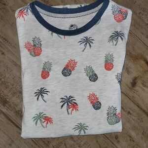 Free Planet Blue Trim Organic Cotton Tee